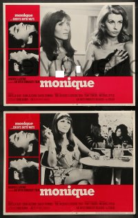 7z323 MONIQUE 8 LCs 1970 bi-sexuals, Joan Alcorn, David Sumner & sexy Sibylla Kay in title role!
