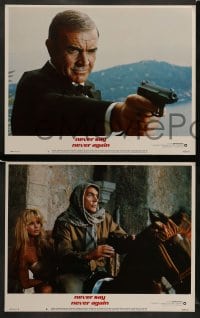 7z343 NEVER SAY NEVER AGAIN 8 LCs 1983 Sean Connery as James Bond 007, Kim Basinger, Barbara Carrera!