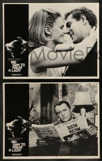 7z348 NO WAY TO TREAT A LADY 8 LCs 1968 Rod Steiger, Lee Remick & George Segal, crime thriller!