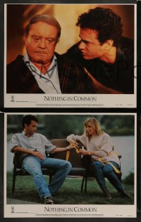7z349 NOTHING IN COMMON 8 LCs 1986 directed by Gary Marshall, Tom Hanks & Jackie Gleason!