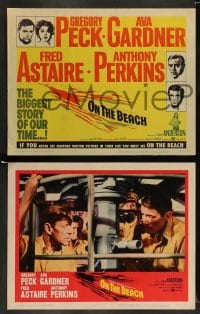 7z354 ON THE BEACH 8 LCs 1959 Gregory Peck, Ava Gardner, Fred Astaire, directed by Stanley Kramer!