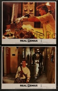 7z388 REAL GENIUS 8 LCs 1985 Val Kilmer is the Einstein of the '80s, sci-fi comedy!