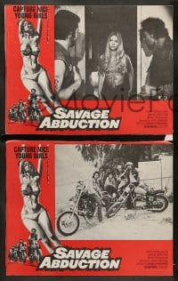 7z764 SAVAGE ABDUCTION 4 LCs 1975 capture young girls, someone's willing to pay $10,000 for them!