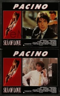 7z406 SEA OF LOVE 8 LCs 1989 great images of sexy Ellen Barkin, John Goodman & cop Al Pacino!