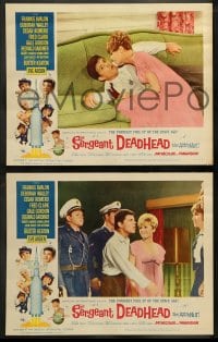7z411 SERGEANT DEADHEAD 8 LCs 1965 Frankie Avalon, Deborah Walley, Buster Keaton, Cesar Romero