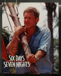 7z423 SIX DAYS SEVEN NIGHTS 8 LCs 1998 Ivan Reitman, Harrison Ford & Anne Heche stranded on island!