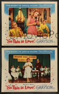7z430 SO THIS IS LOVE 8 LCs 1953 sexy Kathryn Grayson in the story of Grace Moore!
