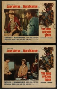 7z434 SONS OF KATIE ELDER 8 LCs 1965 John Wayne, Dean Martin, Michael Anderson Jr., Martha Hyer!