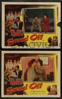 7z436 SOUND OFF 8 LCs 1952 GI Mickey Rooney, Anne James, written by Blake Edwards!