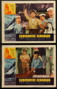 7z459 SUBMARINE SEAHAWK 8 LCs 1959 AIP, John Bentley, Brett Halsey, Paul Maxwell, WWII action!