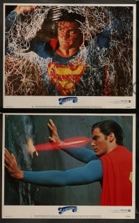 7z462 SUPERMAN III 8 LCs 1983 Christopher Reeve, Richard Pryor, Margot Kidder, w/special fx images!