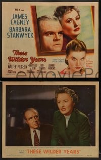 7z479 THESE WILDER YEARS 8 LCs 1956 James Cagney & Barbara Stanwyck have a teenager in trouble!