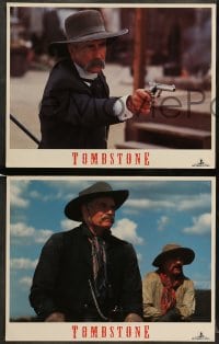 7z494 TOMBSTONE 8 LCs 1993 Kurt Russell, Val Kilmer, Charlton Heston, Sam Elliott, cowboys!