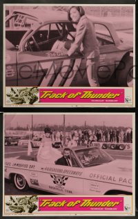 7z499 TRACK OF THUNDER 8 LCs 1967 Tom Kirk, cool images of early NASCAR stock car racing!