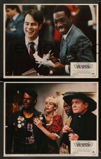 7z501 TRADING PLACES 8 LCs 1983 Dan Aykroyd & Eddie Murphy are getting rich & getting even!