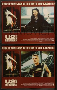 7z601 U2 RATTLE & HUM 7 LCs 1988 great images of Irish rockers Bono & The Edge!