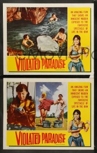 7z780 VIOLATED PARADISE 4 LCs 1963 an innocent maiden exposed to life in the raw, sexy images!