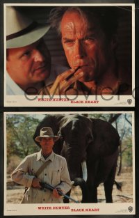 7z533 WHITE HUNTER, BLACK HEART 8 LCs 1990 Clint Eastwood as director John Huston in Africa!