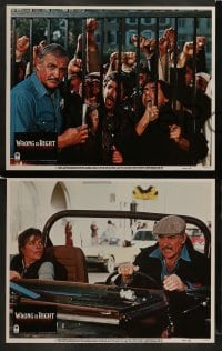 7z545 WRONG IS RIGHT 8 LCs 1982 TV reporter Sean Connery, Robert Conrad, Katharine Ross!