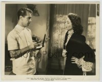 8a066 AND NOW TOMORROW deluxe 8x10 key book still 1944 Alan Ladd takes notes as Loretta Young talks!