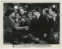 8a070 ANGELS WITH DIRTY FACES 8x10.25 still R1948 c/u of James Cagney with the Dead End Kids!