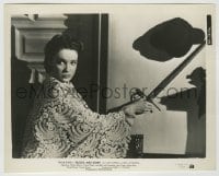 8a122 BLOOD & SAND 8x10.25 still 1941 scared Linda Darnell reaches for sword mounted to the wall!