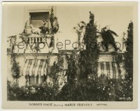8a125 BOBBED HAIR 8x10 still 1925 Marie Prevost watches men climbing on ledge to her window!