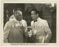 8a159 CASABLANCA 8x10.25 still 1942 Humphrey Bogart in tux sells Rick's to Sidney Greenstreet!