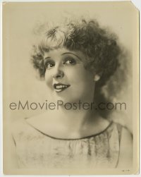 8a185 CLARA BOW 8x10.25 still 1920s wonderful smiling portrait of the beautiful It Girl!