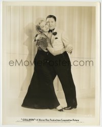 8a192 COLLEEN 8x10.25 still 1936 great posed portrait of Jack Oakie & Joan Blondell dancing!
