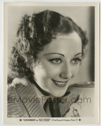 8a201 CROONER 8x10.25 still 1932 wonderful smiling portrait of pretty Ann Dvorak!