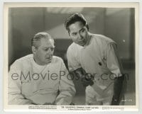 8a251 DR. GILLESPIE'S CRIMINAL CASE 8.25x10 still 1943 great c/u of Lionel Barrymore & Keye Luke!