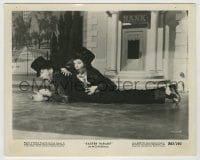 8a262 EASTER PARADE 8.25x10.25 still R1962 Judy Garland & Fred Astaire as dressed hobos on ground!