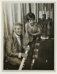 8a268 ED SULLIVAN SHOW TV 7x9 still 1962 Teresa Brewer sings while Liberace plays piano!