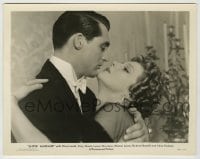 8a284 ENTER MADAME 8x10.25 still 1935 great close up of Cary Grant about to kiss Elissa Landi!