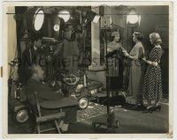 8a298 FIRST LADY candid 8.25x10 still 1937 Kay Francis & Anita Louise being filmed by Madison Lacy!