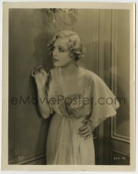 8a299 FIVE & TEN 8x10.25 still 1931 pretty Marion Davies in nightgown listening through the wall!