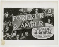8a312 FOREVER AMBER 8x10.25 still 1946 Linda Darnell, Cornel Wilde, cool montage for the 1/2sheet!