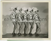 8a330 FRISCO SAL 8x10.25 still 1945 five Knockouts of the Nineties on stage with fishnet stockings!