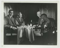 8a333 FROM RUSSIA WITH LOVE 8x10 still 1964 Sean Connery & Daniela Bianchi dine with Robert Shaw!