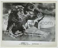 8a339 GAMMERA THE INVINCIBLE 8.25x10 still 1966 best image of the rubbery monster destroying city!
