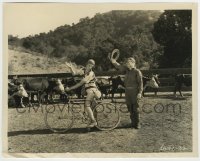 8a422 HOMESICK 8x10 still 1928 New York Jewish Sammy Cohen rides bike cross country to win girl!