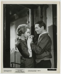 8a441 HUSTLER 8.25x10 still R1964 romantic close up of Paul Newman smiling at Piper Laurie!