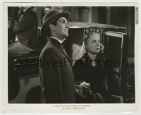 8a452 IN OLD CHICAGO 8.25x10 still 1938 happy Tyrone Power & pretty Alice Faye by carriage!