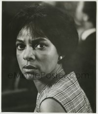 8a454 INCIDENT 7.5x8.75 still 1968 super close head & shoulders portrait of Ruby Dee!