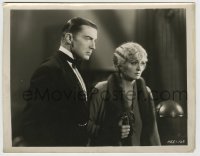 8a460 INTERFERENCE 8x10.25 still 1928 Clive Brook & Doris Kenyon in first Paramount talkie!