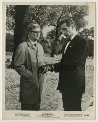 8a464 IPCRESS FILE 8x10 still 1965 close up of Michael Caine with Nigel Green in tux & gloves!