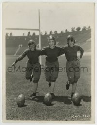 8a487 JEAN ARTHUR/VIRGINIA BRUCE/LILLIAN ROTH 8x10 key book still 1930 all in football uniforms!