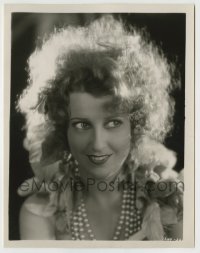 8a493 JEANETTE MACDONALD 7.75x10 still 1930 close portrait with wild hair from Let's Go Native!
