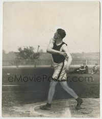 8a496 JIM THORPE deluxe 7x8.5 still 1930s when he was throwing the discus in the 1912 pentathalon!
